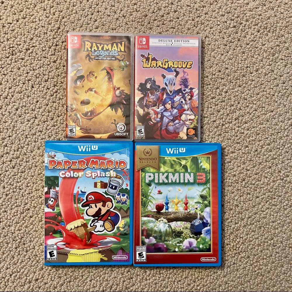 Switch and Wii U games Mario Pikmin 3